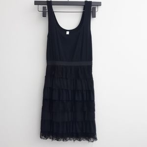 Black Xhileration ruffle dress